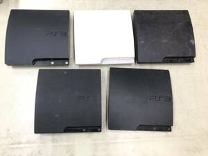 PS3 本体 薄型 5台 プレステ3 プレイステーション3 動作未確認 ジャンク まとめ売り Playstation3【z1-548/0/0】