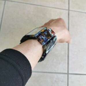 ニクソン ジュレっぽい柄のブレスレット腕時計 レディースの画像3