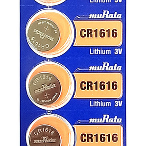 ●安心・信頼の品質●ムラタ（旧ソニー）MURATA（旧SONY） リチウム電池 CR1616×5個！の画像1