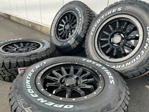 4本セット! 16インチ 7.5j+35 225/70R16 デリカD5 RAV4 CX-5 エクストレイル 新品 タイヤホイールセット トーヨー TOYO オープンカントリー