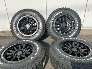 4本セット! 16インチ 7.5j+35 225/70R16 デリカD5 RAV4 CX-5 エクストレイル 新品 タイヤホイールセット トーヨー TOYO オープンカントリー