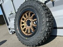 4本セット!! 16インチ 5.5j+20 185/85R16 新品 タイヤホイールセット ジムニー JB64 JB23 JA11 ヨコハマ ジオランダー ブロンズ カスタム_画像7