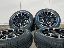 純正車高装着可!! 17インチ 6.5j 新品 4本セット タイヤホイールセット 215/60R17 ホワイトレター 深リム ハイエース YOKOHAMA PARADA PA03_画像6