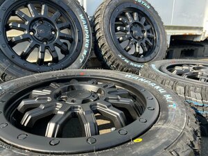 オフロードカスタム 14インチ 4.5j 155/65R14 新品 4本セット タイヤホイールセット エブリィ サンバー ハイゼット ハスラー 軽バン 軽トラ