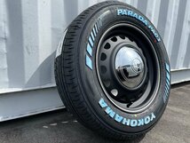 4本セット!! 16インチ 7j+38 215/65R16C 新品 タイヤホイールセット ハイエース 鉄チン YOKOHAMA レトロ カスタム ドレスアップ キャラバン_画像5