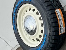 車検対応!! 16インチ 7j+38 215/65R16C 4本セット 新品 タイヤホイールセット ハイエース 鉄チン トーヨー レトロ キャラバン ドレスアップ_画像6