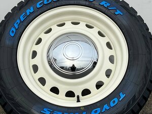 車検対応!! 16インチ 7j+38 215/65R16C 4本セット 新品 タイヤホイールセット ハイエース 鉄チン トーヨー レトロ キャラバン ドレスアップ