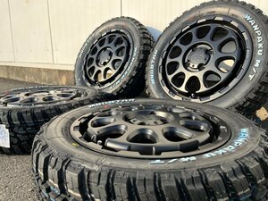 オフロードカスタム 14インチ 4.5j 155/65R14 新品 4本セット タイヤホイールセット エブリィ サンバー ハイゼット ハスラー 軽バン 軽トラ