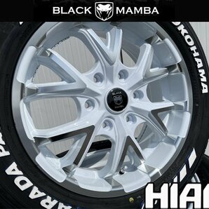 車検対応!! 17インチ 6.5j+35 新品 4本 タイヤホイールセット 215/60R17 ホワイトレター 深リム ハイエース レジアスエース YOKOHAMAの画像3