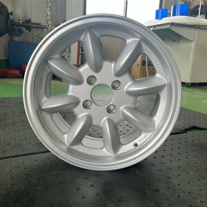 2本セット価格 新品 15×7.0J+20 PCD 100-4H 15インチ CB 73.1 WR110-BR シルバー ホイールのみ トレーラー ジェット