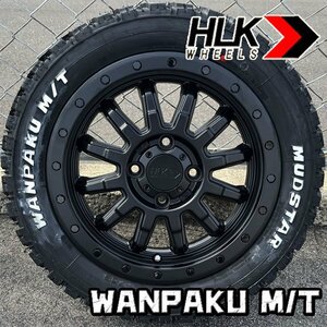 タント NVAN アルト ハイゼット エブリイ 新品 タイヤホイール 4本セット 14インチ 155/65R14 マッドスター ワンパク MT ホワイトレター