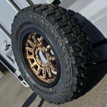 ドレスアップ 新品 タイヤホイールセット ジムニー JB64 JB23 JA11 16インチ 185/85R16 YOKOHAMA GEOLANDAR G003 MT マッドタイヤ_画像7