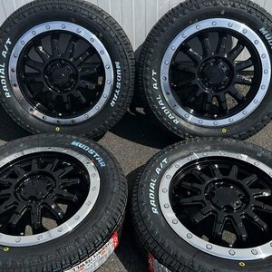 155/65R14 14インチ タイヤホイール ハイゼットカーゴ S320V S321V S330V S331V 新品 4本セット マッドスター ラジアルAT ホワイトレター