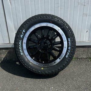 マッドスター ラジアルAT 新品 4本セット 155/65R14 14インチ タイヤホイール ハイゼットカーゴ S320V S321V S330V S331V ホワイトレター