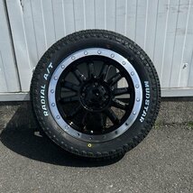 軽自動車 軽トラ 軽バン全般 165/65R14 14インチ マッドスター ラジアルAT 新品タイヤホイール 4本セット ホワイトレター リフトアップ_画像1