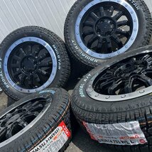 リフトアップ 軽自動車 軽トラ 軽バン全般 165/65R14 14インチ 新品タイヤホイール 4本セット マッドスター ラジアルAT ホワイトレター_画像4