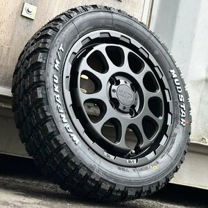 軽トラ 軽バン マッドタイヤ 14インチ 新品 タイヤホイール 4本セット 14×4.5J 4穴 100 マッドスター MT 155/65R14 ホワイトレター