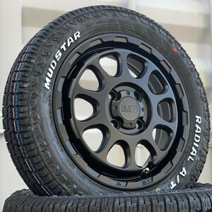 新品 ハイゼット トラック ジャンボ S500P S510P 14インチ タイヤホイール 4本セット マッドスター ラジアル AT 155/65R14 ホワイトレター