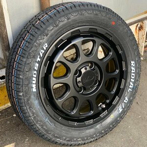 新品 ハイゼット トラック ジャンボ S500P S510P 14インチ タイヤホイール 4本セット マッドスター ラジアル AT 155/65R14 ホワイトレター