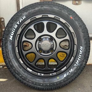 新品 ハイゼット トラック ジャンボ S500P S510P 14インチ タイヤホイール 4本セット マッドスター ラジアル AT 155/65R14 ホワイトレター