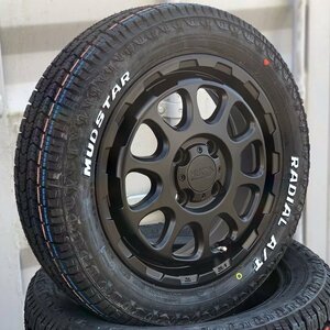 新品 エブリイワゴン DA17W DA64W DA62W 14インチ タイヤホイール 4本セット マッドスター ラジアル AT 155/65R14 ホワイトレター