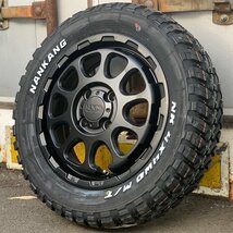 マッドタイヤ エブリイ DA17V DA64V DA62V 14インチ 新品 タイヤホイール4本セット ナンカン FT-9 165/65R14 ホワイトレター_画像3