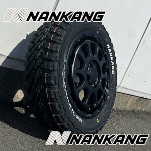 14インチ 新品 タイヤホイール4本セット エブリイ DA17V DA64V DA62V ナンカン FT-9 165/65R14 リフトアップ マッドタイヤ ホワイトレター