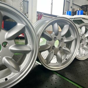 15インチ 新品ホイール 4本セット 15×7J +20 PCD 100 4穴 CB 73.1 WR110 シルバー ドリフト カスタム 送料無料 シビック ロードスター