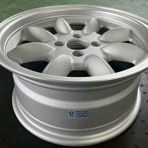 15×7.0J+20 PCD 100-4H 15インチ CB 73.1 2本セット ホイールのみ 新品 WR110-BR シルバー トレーラー ジェット_画像5