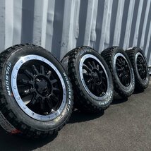 155/65R14 ホワイトレター 新品 タイヤホイール 4本セット S320G S321G S330G アトレーワゴン 14インチ マッドスター ワンパクMT_画像2