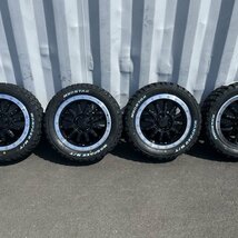 155/65R14 ホワイトレター 新品 タイヤホイール 4本セット S320G S321G S330G アトレーワゴン 14インチ マッドスター ワンパクMT_画像1