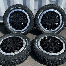 ホワイトレター 155/65R14 マッドタイヤ 新品 タイヤホイール 4本セット マッドスター ワンパクMT S320G S321G S330G アトレーワゴン_画像6