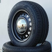 新作 ハイエース 200系 レジアスエース ハンコック バントラ LT 215/65R16 タイヤ ホイール 4本 セット 車検対応 D-STEEL_画像5