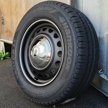 新発売 ハイエース 200系 レジアスエース ハンコック バントラ LT 215/65R16 タイヤ ホイール 4本 セット 車検対応 D-STEEL_画像2