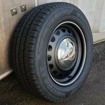 新発売 ハイエース 200系 レジアスエース ハンコック バントラ LT 215/65R16 タイヤ ホイール 4本 セット 車検対応 D-STEEL_画像3