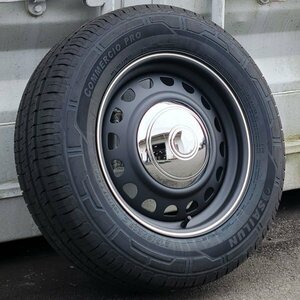 即納!! ハイエース 200系 レジアスエース バン専用タイヤ SAILUN COMMERCIO PRO 215/65R16 タイヤホイール 4本 セット D-STEEL