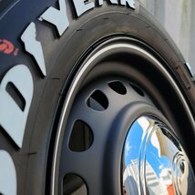 新作 ハイエース 200系 レジアスエース グッドイヤー ナスカー 215/65R16C タイヤ ホイール 4本 セット ホワイトレター D-STEEL_画像7