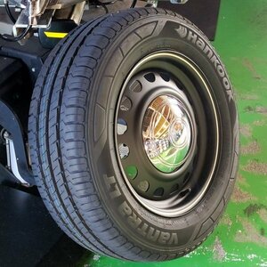 新作 ハイエース 200系 レジアスエース HANKOOK VANTRA LT 215/65R16 タイヤ ホイール 4本 セット 車検対応 D-STEEL