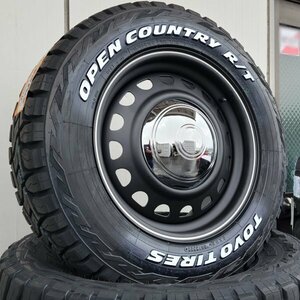 NEW!! ハイエース 200系 レジアスエース 16インチ タイヤ ホイール 215/65R16C トーヨー オープンカントリー RT ホワイトレター D-STEEL