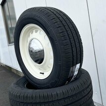 新品 タイヤホイール 4本セット ハイエース 200系 バン専用タイヤ 215/65R16C SAILUN COMMERCIO PRO D-STEEL ホワイト 即納可_画像6