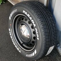 新発売 ハイエース 200系 レジアスエース ヨコハマ パラダ PA03 215/65R16 タイヤ ホイール 4本 セット ホワイトレター D-STEEL_画像5