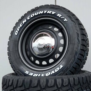 ハイエース 200系 レジアスエース 車検対応 16インチ タイヤ ホイール 215/65R16C TOYO OPENCOUNTRY RT ホワイトレター D-STEEL