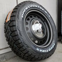 ハイエース 200系 レジアスエース 車検対応 16インチ タイヤ ホイール 215/65R16C トーヨー オープンカントリー RT ホワイトレター D-STEEL_画像4