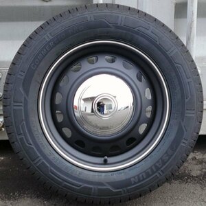 即納!! ハイエース 200系 レジアスエース バン専用タイヤ SAILUN COMMERCIO PRO 215/65R16 タイヤホイール 4本 セット D-STEEL