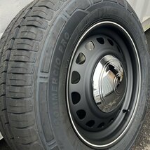 ドレスアップ カスタム 車検対応 ハイエース 200系 専用タイヤ SAILUN COMMERCIO PRO 215/65R16 タイヤホイール 4本セット D-STEEL_画像5