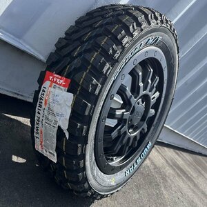 14インチ 165/65R14 ホワイトレター マッドスター ラジアル MT マッドタイヤ タイヤホイール 新品 4本セット ハイゼット ジャンボ NVAN