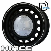 200系 ハイエース レジアスエース 16インチ ホイール 4本セット 16x7.0J+38 PCD 139.7 6H 6穴 pcd マットブラック GDH_画像1