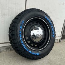 新品 タイヤホイールセット 4本 ハイエース 200系 レジアスエース 16インチ 215/65R16C TOYO OPENCOUNTRY RT ホワイトレター 車検対応_画像3