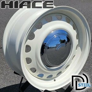 200系 ハイエース レジアスエース 16インチ ホイール 4本セット 16x7.0J+38 PCD 139.7 6H 6穴 pcd アイボリーホワイト GDH