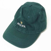 【ロレックス/ROLEX】ノベルティキャップ 非売品 コットン素材 ノベルティ_画像1